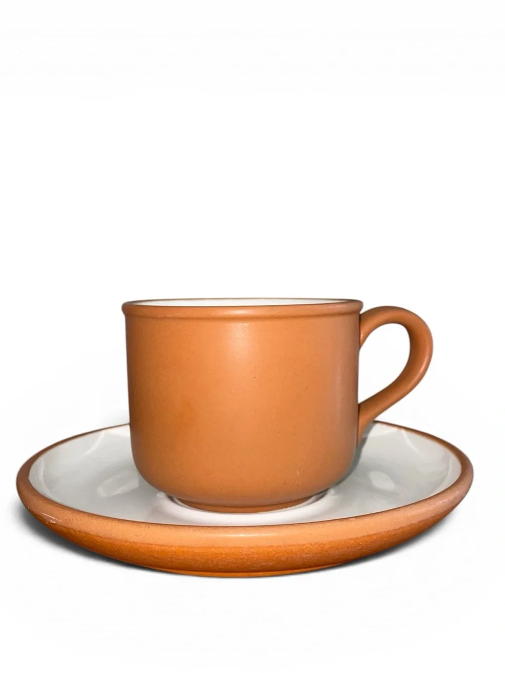 Pottery Barn Terracotta Cup & Saucer
